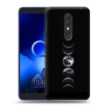 Силиконовый чехол на Alcatel 1X (2019) с принтом женский