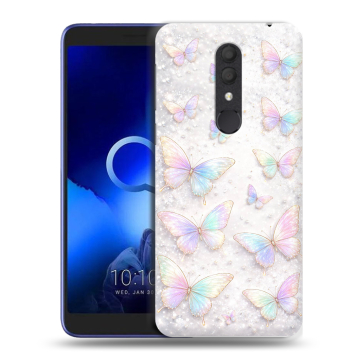 Силиконовый чехол на Alcatel 1X (2019) с принтом женский