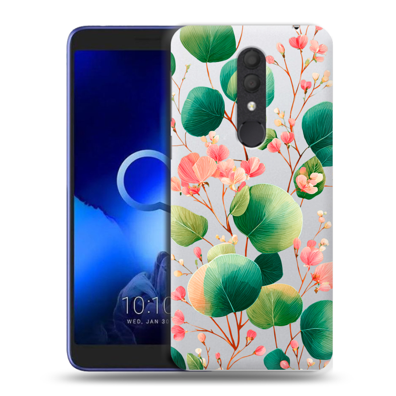 Силиконовый чехол на Alcatel 1X (2019) с принтом женский Силиконовый чехол на Alcatel 1X (2019) с принтом женский