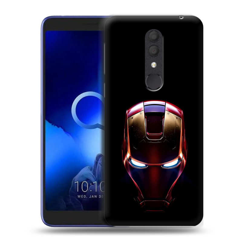 Силиконовый чехол на Alcatel 1X (2019) с принтом IronMan Железный человек Силиконовый чехол на Alcatel 1X (2019) с принтом IronMan Железный человек