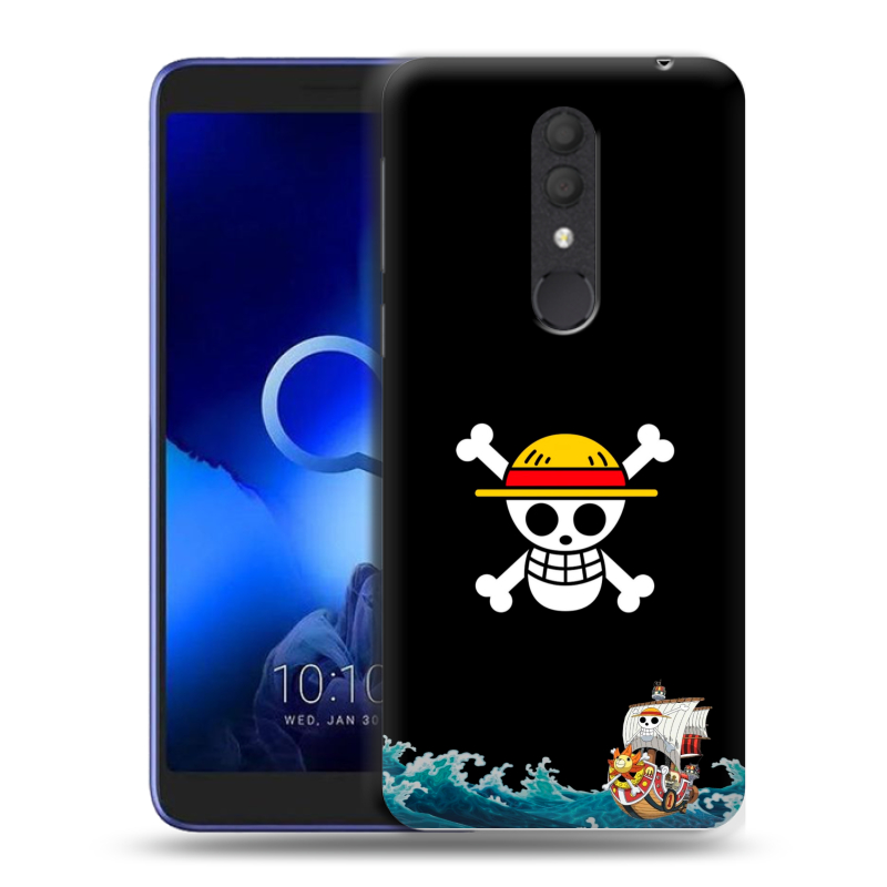 Силиконовый чехол на Alcatel 1X (2019) с принтом One Piece Ван Пис Силиконовый чехол на Alcatel 1X (2019) с принтом One Piece Ван Пис