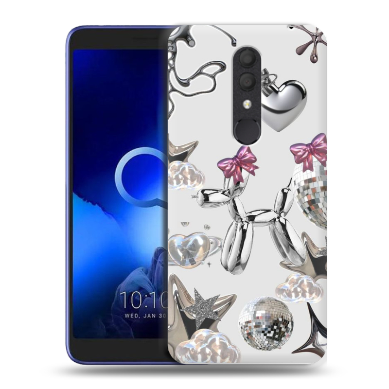 Силиконовый чехол на Alcatel 1X (2019) с принтом Y2K Силиконовый чехол на Alcatel 1X (2019) с принтом Y2K