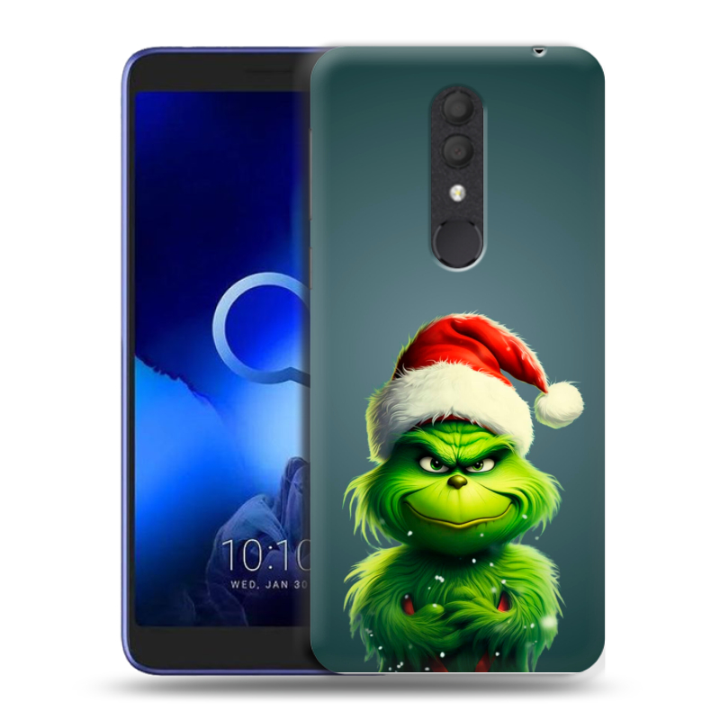 Силиконовый чехол на Alcatel 1X (2019) с принтом Новый год Силиконовый чехол на Alcatel 1X (2019) с принтом Новый год