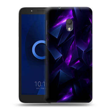 Силиконовый чехол на Alcatel 1C (2019) с принтом Абстракиция Силиконовый чехол на Alcatel 1C (2019) с принтом Абстракиция