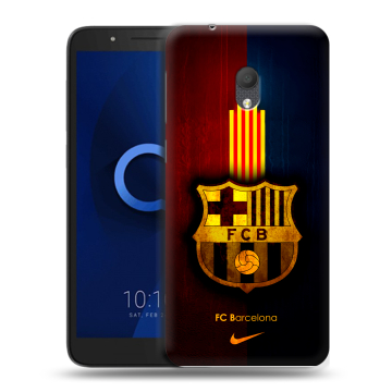 Силиконовый чехол на Alcatel 1C (2019) с принтом Барселона Barcelona Силиконовый чехол на Alcatel 1C (2019) с принтом Барселона Barcelona