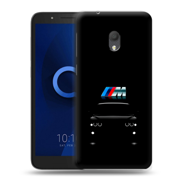 Силиконовый чехол на Alcatel 1C (2019) с принтом БМВ BMW Силиконовый чехол на Alcatel 1C (2019) с принтом БМВ BMW