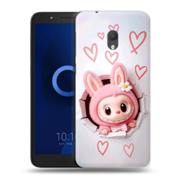 Силиконовый чехол на Alcatel 1C (2019) с принтом Labubu Лабубу Силиконовый чехол на Alcatel 1C (2019) с принтом Labubu Лабубу