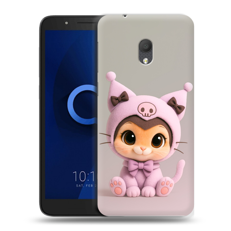 Силиконовый чехол на Alcatel 1C (2019) с принтом Куроми Kuromi Силиконовый чехол на Alcatel 1C (2019) с принтом Куроми Kuromi