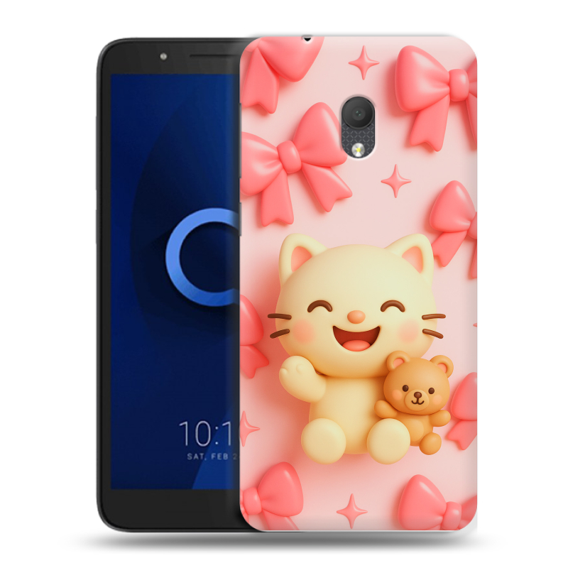 Силиконовый чехол на Alcatel 1C (2019) с принтом для девочек Силиконовый чехол на Alcatel 1C (2019) с принтом для девочек