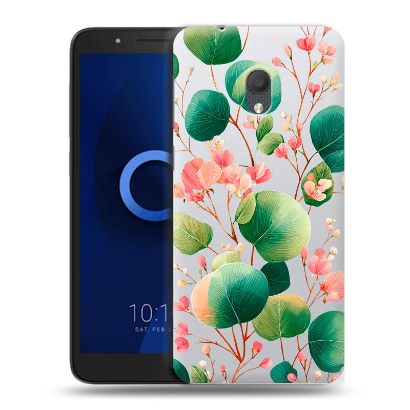 Силиконовый чехол на Alcatel 1C (2019) с принтом женский Силиконовый чехол на Alcatel 1C (2019) с принтом женский