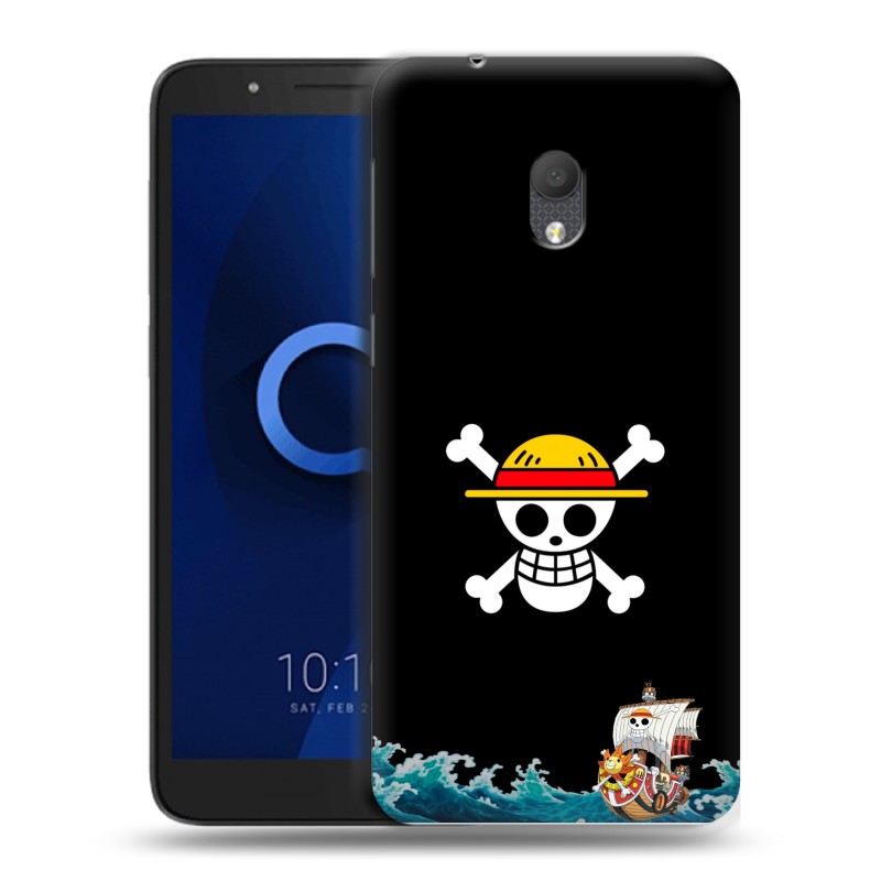 Силиконовый чехол на Alcatel 1C (2019) с принтом One Piece Ван Пис Силиконовый чехол на Alcatel 1C (2019) с принтом One Piece Ван Пис