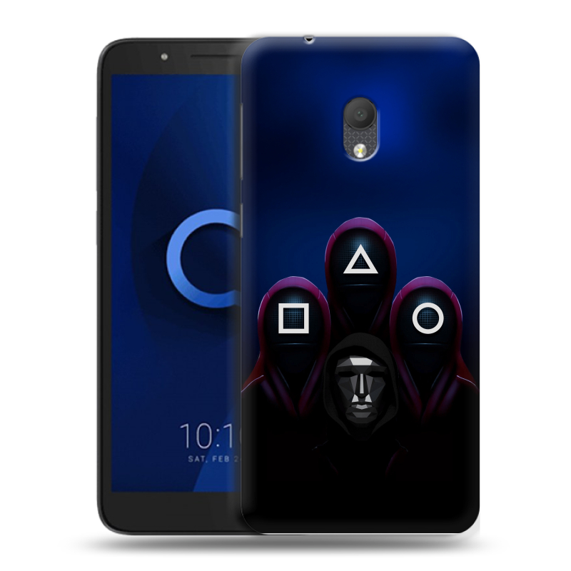 Силиконовый чехол на Alcatel 1C (2019) с принтом Игра Кальмара Силиконовый чехол на Alcatel 1C (2019) с принтом Игра Кальмара