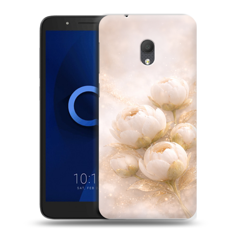 Силиконовый чехол на Alcatel 1C (2019) с принтом женский Силиконовый чехол на Alcatel 1C (2019) с принтом женский