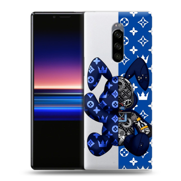 Силиконовый чехол на Sony Xperia 1 с принтом Луи робот Силиконовый чехол на Sony Xperia 1 с принтом Луи робот