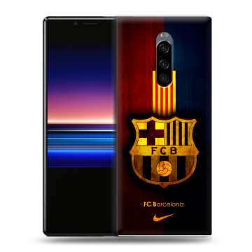 Силиконовый чехол на Sony Xperia 1 с принтом Барселона Barcelona