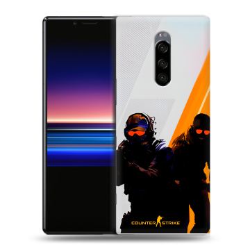 Силиконовый чехол на Sony Xperia 1 с принтом Контер страйк Counter strike Силиконовый чехол на Sony Xperia 1 с принтом Контер страйк Counter strike