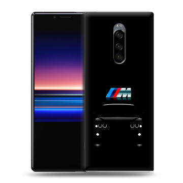 Силиконовый чехол на Sony Xperia 1 с принтом БМВ BMW