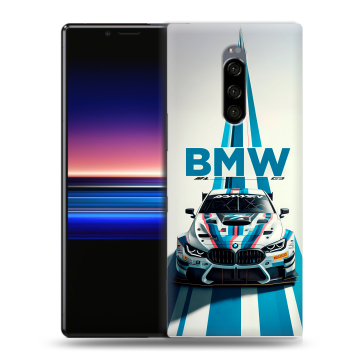 Силиконовый чехол на Sony Xperia 1 с принтом БМВ BMW Силиконовый чехол на Sony Xperia 1 с принтом БМВ BMW
