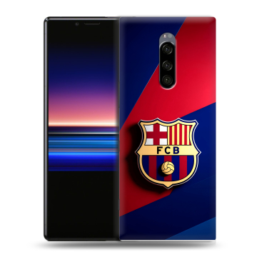 Силиконовый чехол на Sony Xperia 1 с принтом Барселона Barcelona Силиконовый чехол на Sony Xperia 1 с принтом Барселона Barcelona