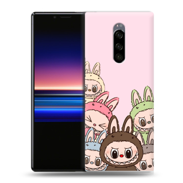 Силиконовый чехол на Sony Xperia 1 с принтом Лабубу Силиконовый чехол на Sony Xperia 1 с принтом Лабубу