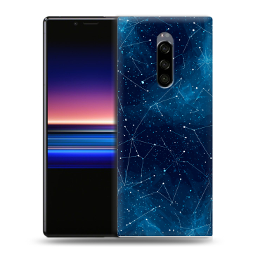 Силиконовый чехол на Sony Xperia 1 с принтом Космос звезды Силиконовый чехол на Sony Xperia 1 с принтом Космос звезды