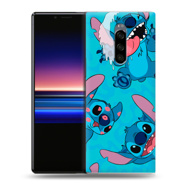 Силиконовый чехол на Sony Xperia 1 с принтом Лило и Стич