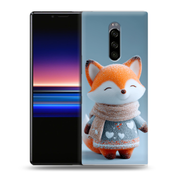 Силиконовый чехол на Sony Xperia 1 с принтом Лиса Силиконовый чехол на Sony Xperia 1 с принтом Лиса