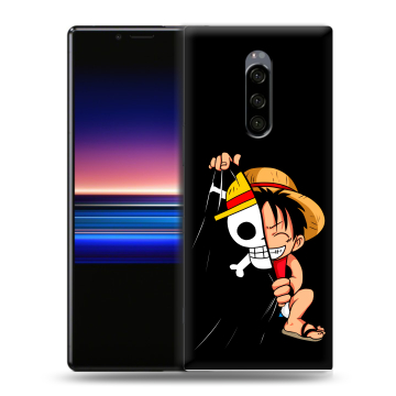 Силиконовый чехол на Sony Xperia 1 с принтом One Piece Ван Пис Силиконовый чехол на Sony Xperia 1 с принтом One Piece Ван Пис