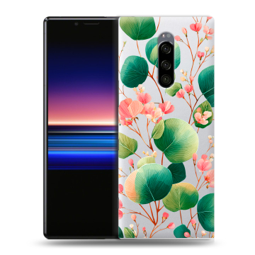 Силиконовый чехол на Sony Xperia 1 с принтом женский Силиконовый чехол на Sony Xperia 1 с принтом женский