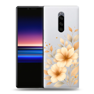 Силиконовый чехол на Sony Xperia 1 с принтом для девушки Силиконовый чехол на Sony Xperia 1 с принтом для девушки