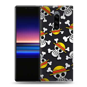 Силиконовый чехол на Sony Xperia 1 с принтом One Piece Ван Пис Силиконовый чехол на Sony Xperia 1 с принтом One Piece Ван Пис