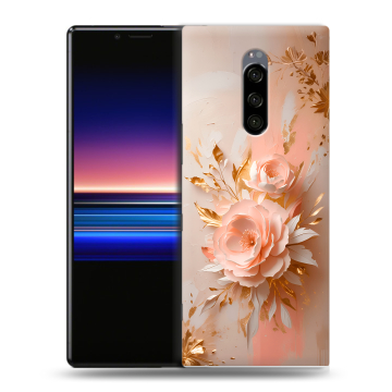 Силиконовый чехол на Sony Xperia 1 с принтом женский Силиконовый чехол на Sony Xperia 1 с принтом женский