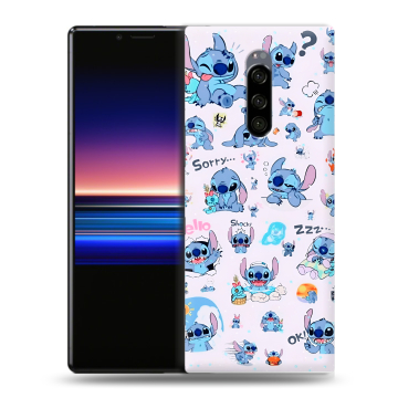 Силиконовый чехол на Sony Xperia 1 с принтом Лило и Стич
