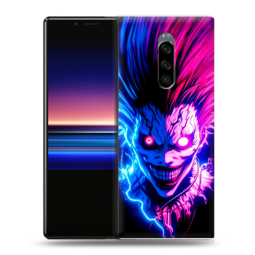 Силиконовый чехол на Sony Xperia 1 с принтом Death note Тетрадь смерти Силиконовый чехол на Sony Xperia 1 с принтом Death note Тетрадь смерти