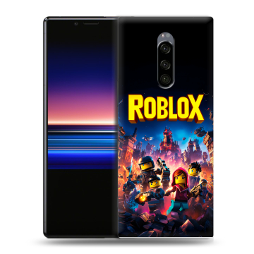 Силиконовый чехол на Sony Xperia 1 с принтом Roblox Роблокс Силиконовый чехол на Sony Xperia 1 с принтом Roblox Роблокс