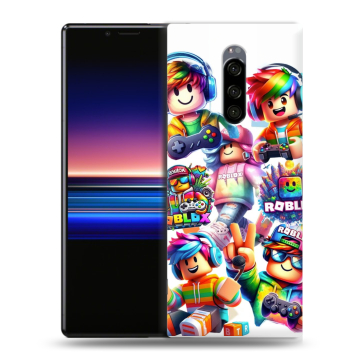 Силиконовый чехол на Sony Xperia 1 с принтом Roblox Роблокс Силиконовый чехол на Sony Xperia 1 с принтом Roblox Роблокс