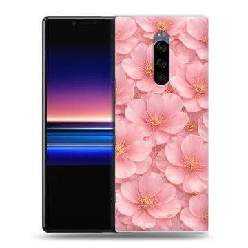 Силиконовый чехол на Sony Xperia 1 с принтом женский Силиконовый чехол на Sony Xperia 1 с принтом женский
