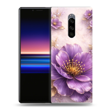 Силиконовый чехол на Sony Xperia 1 с принтом женский Силиконовый чехол на Sony Xperia 1 с принтом женский