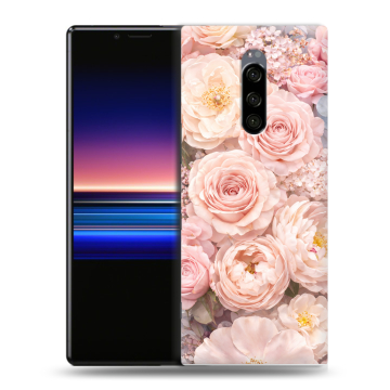 Силиконовый чехол на Sony Xperia 1 с принтом женский Силиконовый чехол на Sony Xperia 1 с принтом женский