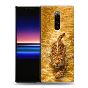 Силиконовый чехол на Sony Xperia 1 с принтом женский Силиконовый чехол на Sony Xperia 1 с принтом женский