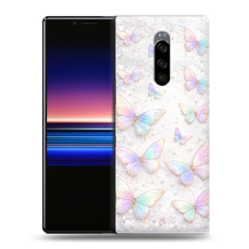 Силиконовый чехол на Sony Xperia 1 с принтом женский Силиконовый чехол на Sony Xperia 1 с принтом женский