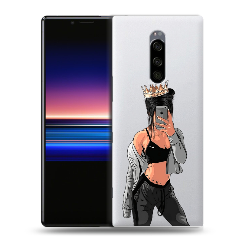 Пластиковый чехол на Sony Xperia 1 с принтом Женские принты Пластиковый чехол на Sony Xperia 1 с принтом Женские принты