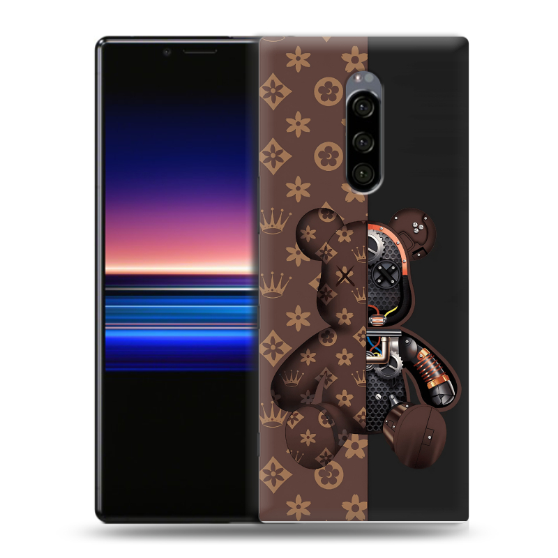 Пластиковый чехол на Sony Xperia 1 с принтом Луи робот Пластиковый чехол на Sony Xperia 1 с принтом Луи робот