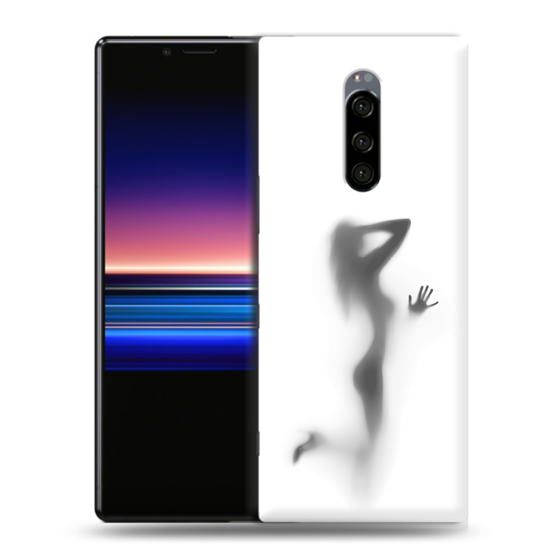 Силиконовый чехол на Sony Xperia 1 с принтом Силуэт Силиконовый чехол на Sony Xperia 1 с принтом Силуэт