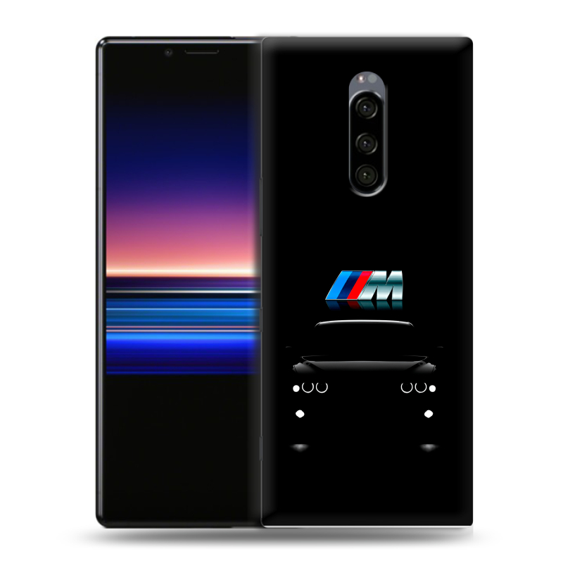 Пластиковый чехол на Sony Xperia 1 с принтом БМВ BMW Пластиковый чехол на Sony Xperia 1 с принтом БМВ BMW