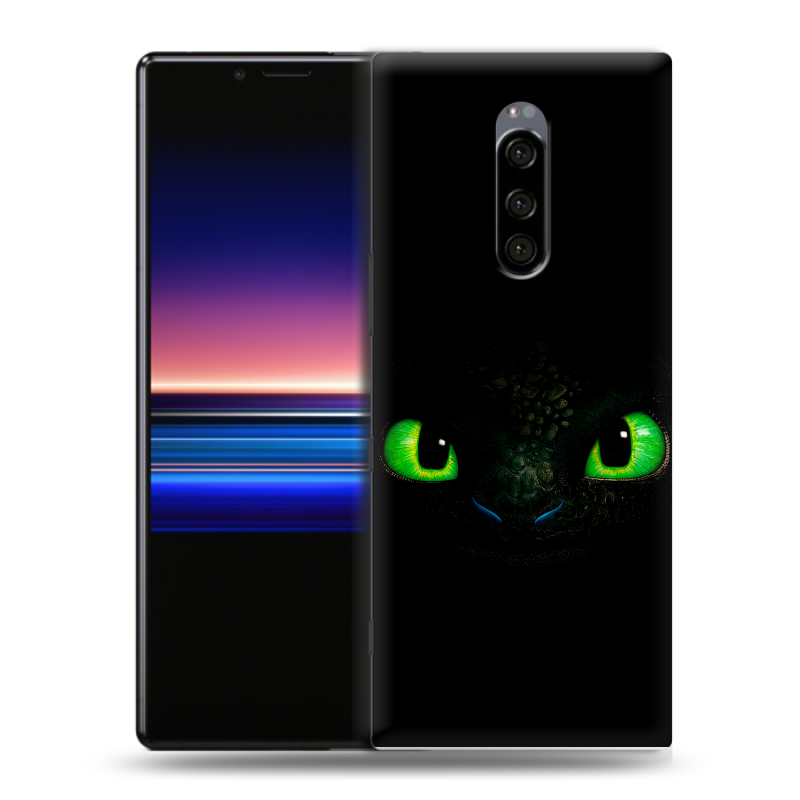 Силиконовый чехол на Sony Xperia 1 с принтом Как приручить дракона Силиконовый чехол на Sony Xperia 1 с принтом Как приручить дракона
