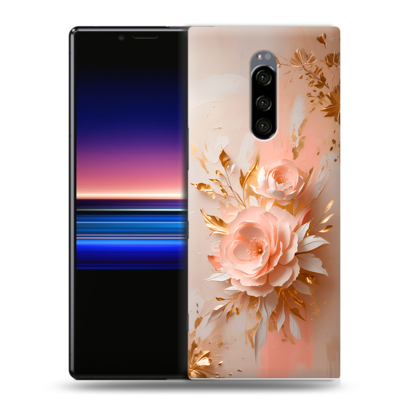 Пластиковый чехол на Sony Xperia 1 с принтом женский Пластиковый чехол на Sony Xperia 1 с принтом женский