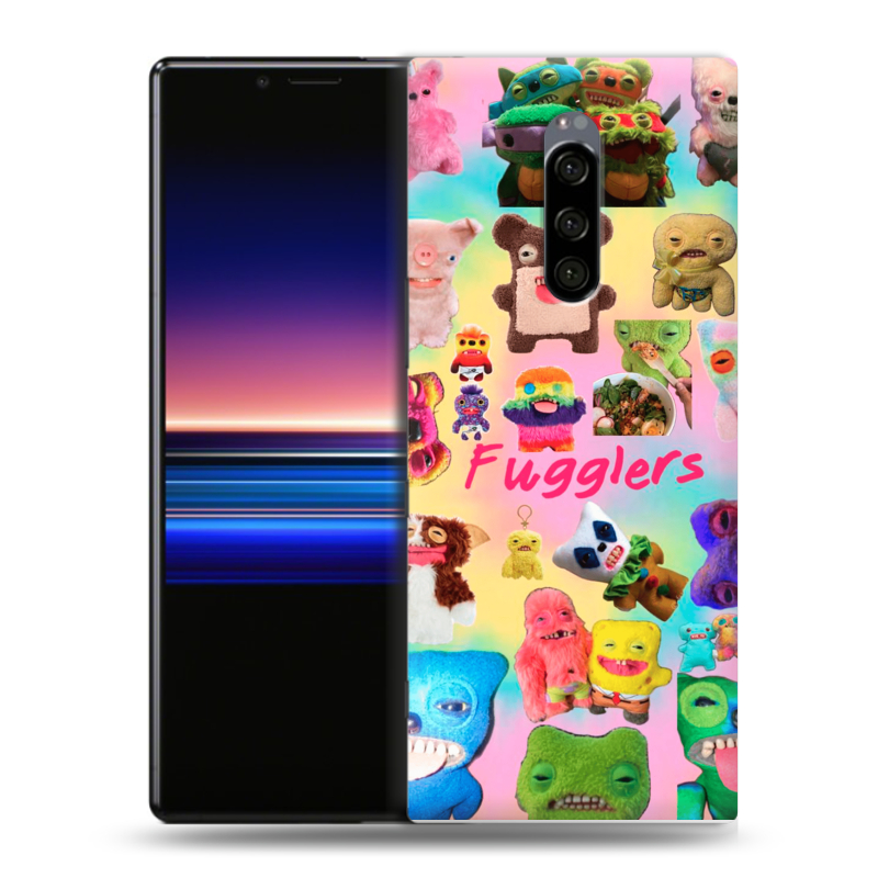 Силиконовый чехол на Sony Xperia 1 с принтом Флагер Fuggler Силиконовый чехол на Sony Xperia 1 с принтом Флагер Fuggler