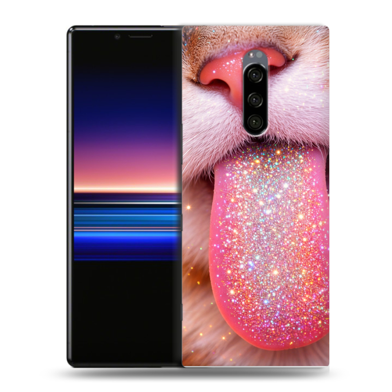Силиконовый чехол на Sony Xperia 1 с принтом для девочек Силиконовый чехол на Sony Xperia 1 с принтом для девочек