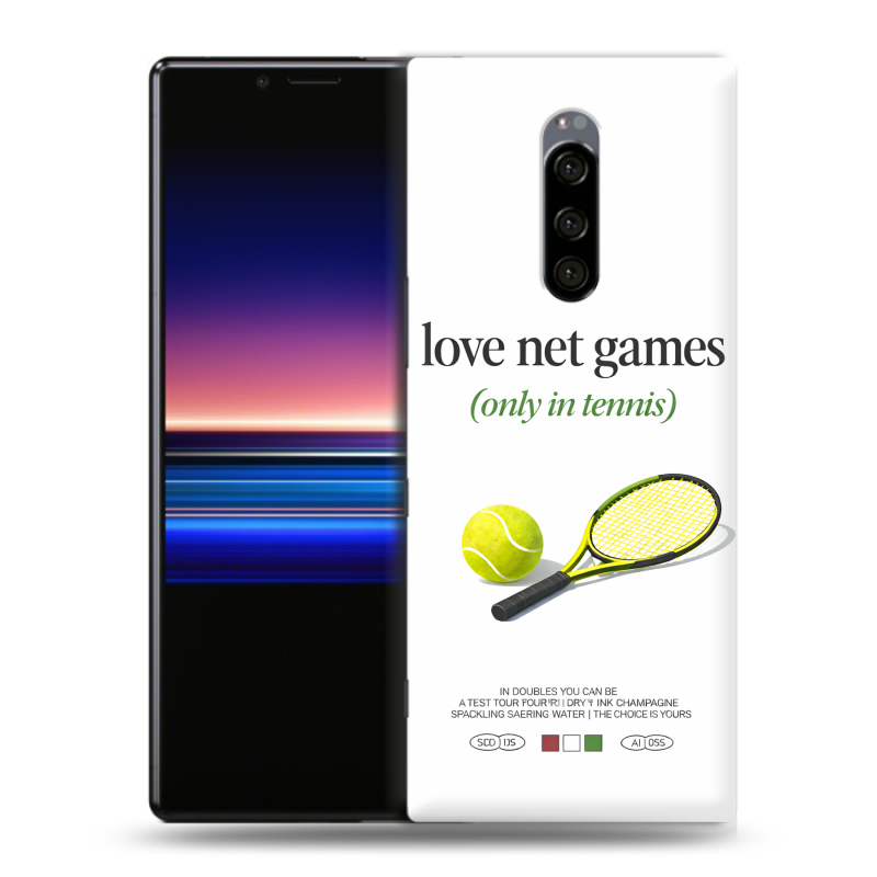 Силиконовый чехол на Sony Xperia 1 с принтом для девочек Силиконовый чехол на Sony Xperia 1 с принтом для девочек